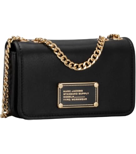 Marc Jacobs Marc Turnlock Camera Bag Leather Crossbody bag (Black